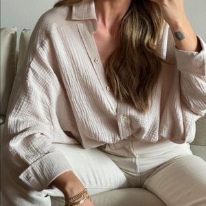 Sandstone Button Down Shirt LUNA B Boutique